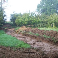 terrassement de la voirie.